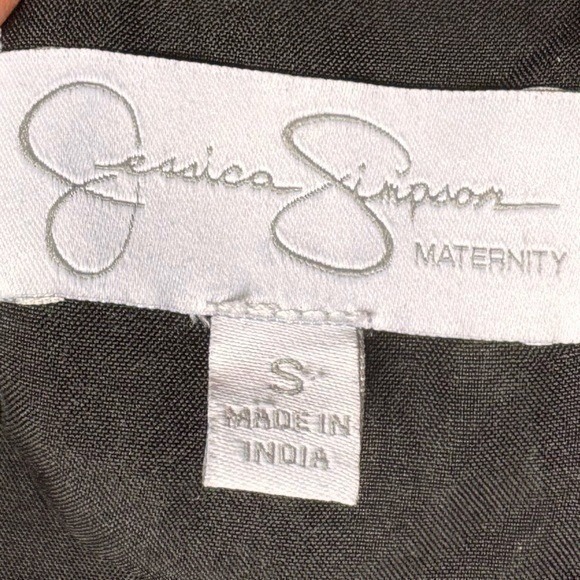 Jessica Simpson Womens Maternity Cotton Dress Small Lace Coquette Baby Shower‎ - Picture 5 of 6